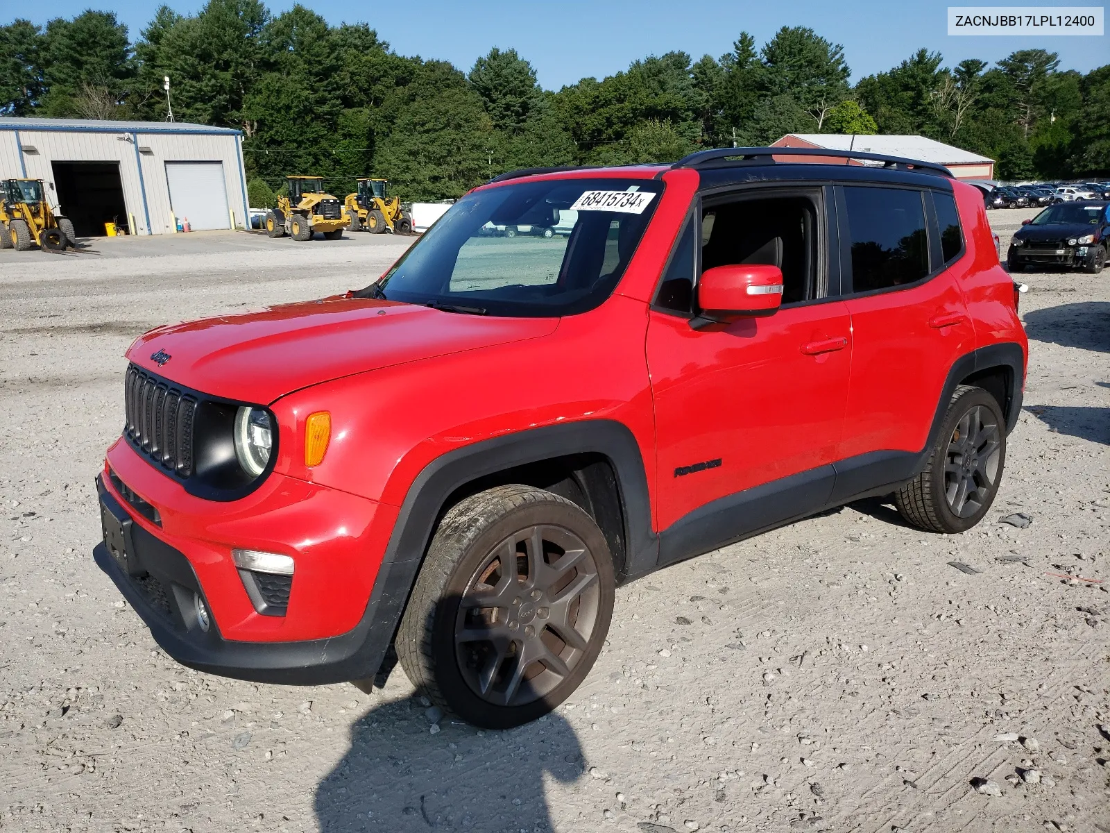 2020 Jeep Renegade Latitude VIN: ZACNJBB17LPL12400 Lot: 68415734