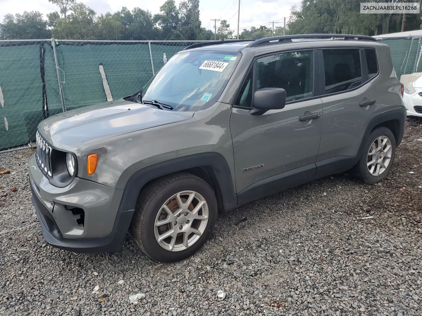 2020 Jeep Renegade Sport VIN: ZACNJAAB3LPL16268 Lot: 68425894