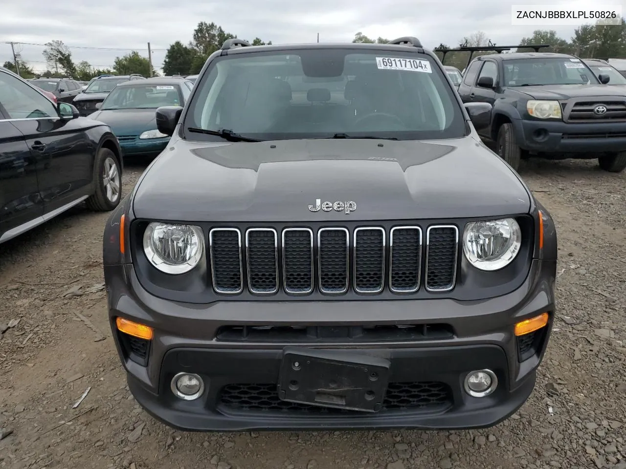 2020 Jeep Renegade Latitude VIN: ZACNJBBBXLPL50826 Lot: 69117104