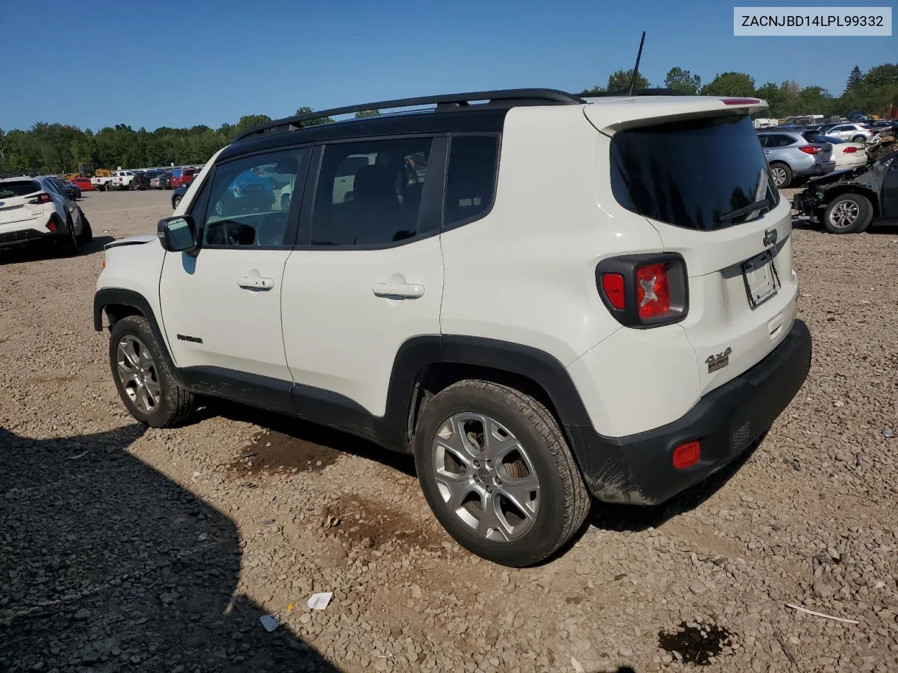 2020 Jeep Renegade Limited VIN: ZACNJBD14LPL99332 Lot: 69280994