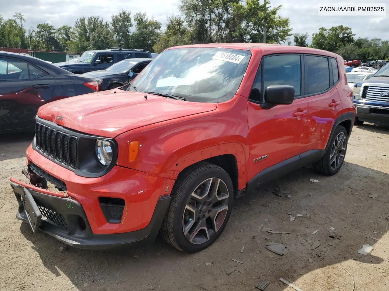 ZACNJAAB0LPM02525 2020 Jeep Renegade Sport