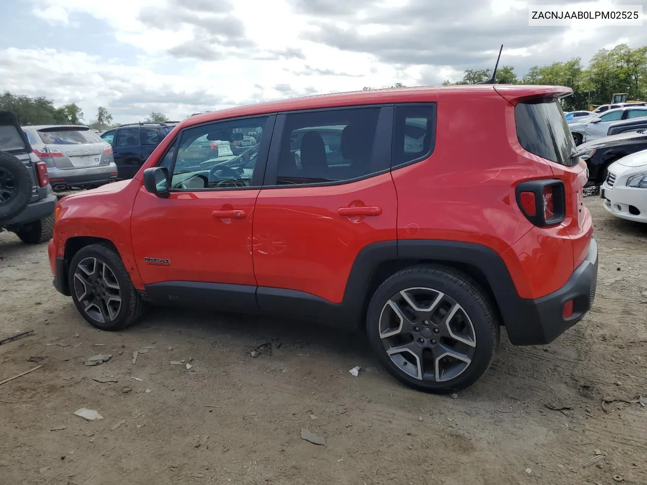 ZACNJAAB0LPM02525 2020 Jeep Renegade Sport