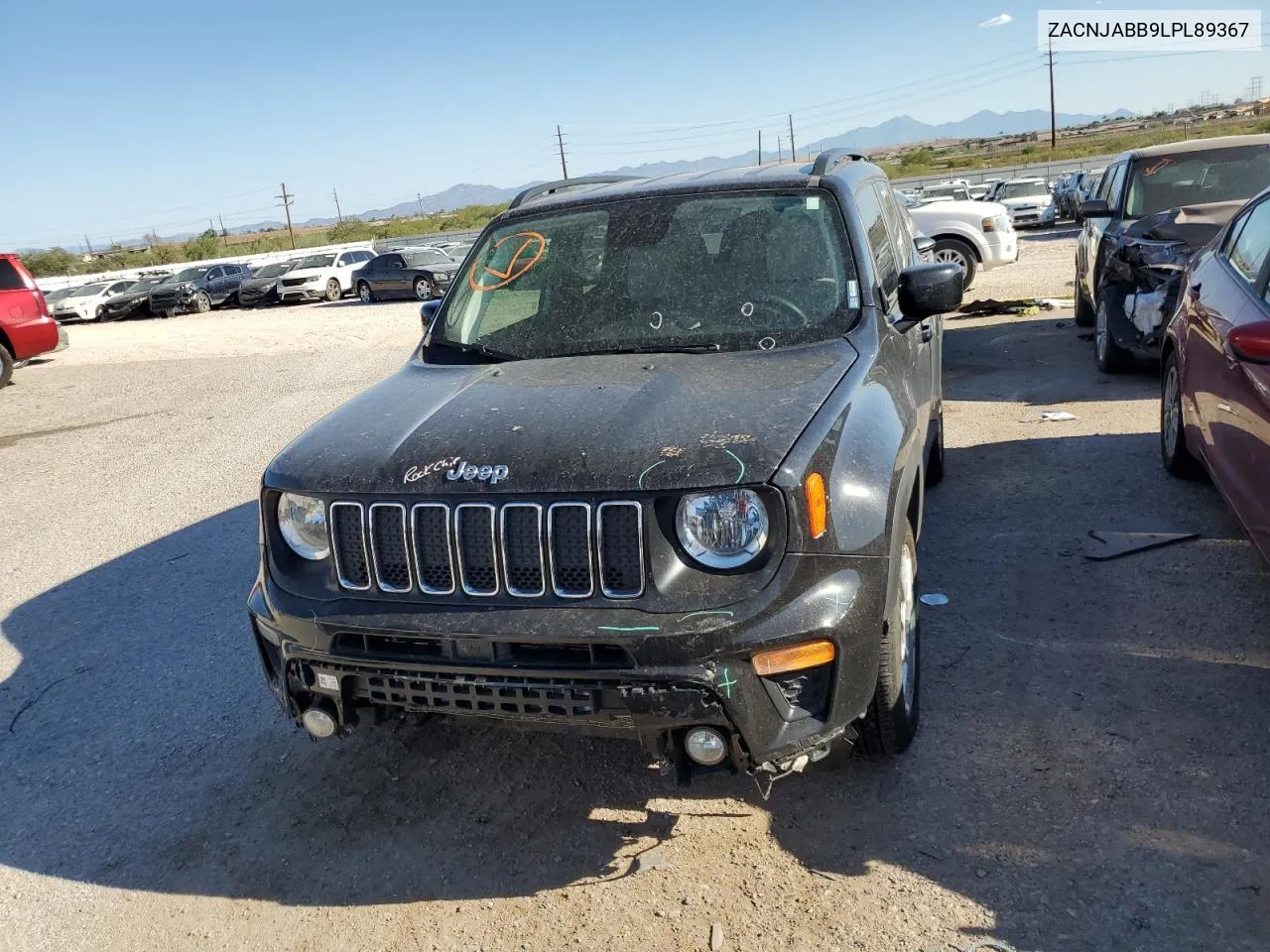 2020 Jeep Renegade Latitude VIN: ZACNJABB9LPL89367 Lot: 69952884