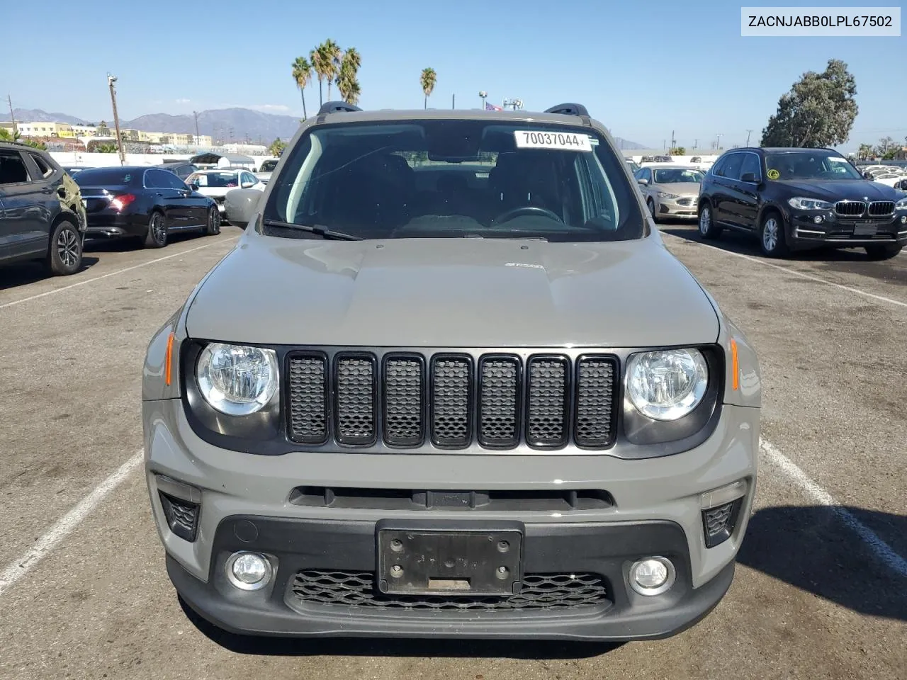 2020 Jeep Renegade Latitude VIN: ZACNJABB0LPL67502 Lot: 70037044