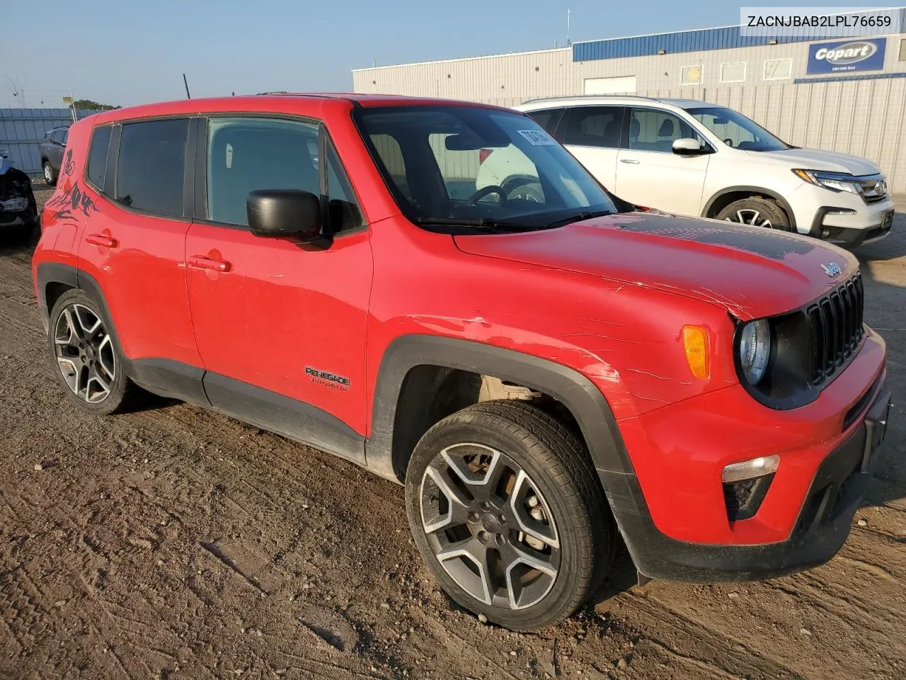 2020 Jeep Renegade Sport VIN: ZACNJBAB2LPL76659 Lot: 70047064