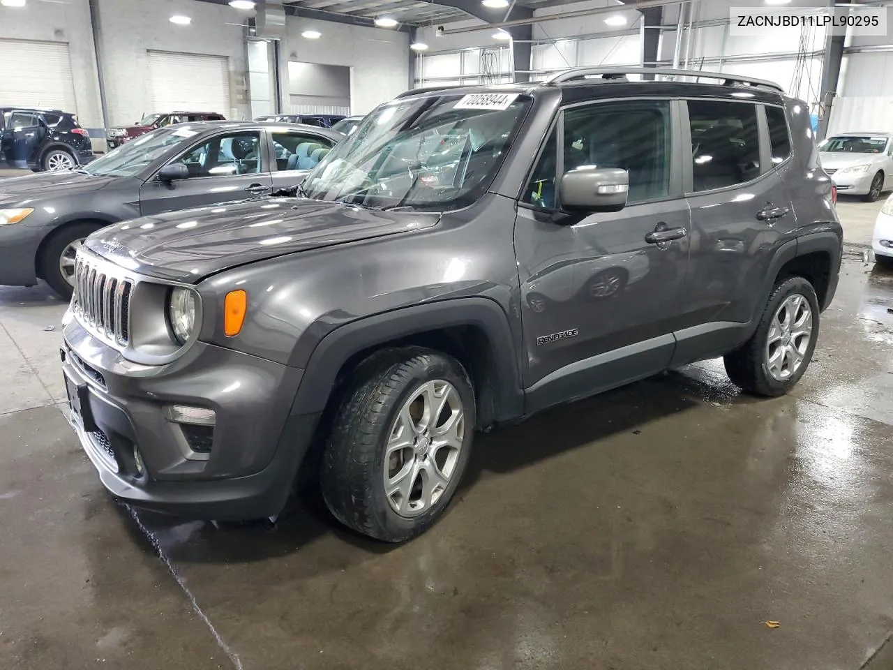 2020 Jeep Renegade Limited VIN: ZACNJBD11LPL90295 Lot: 70058944