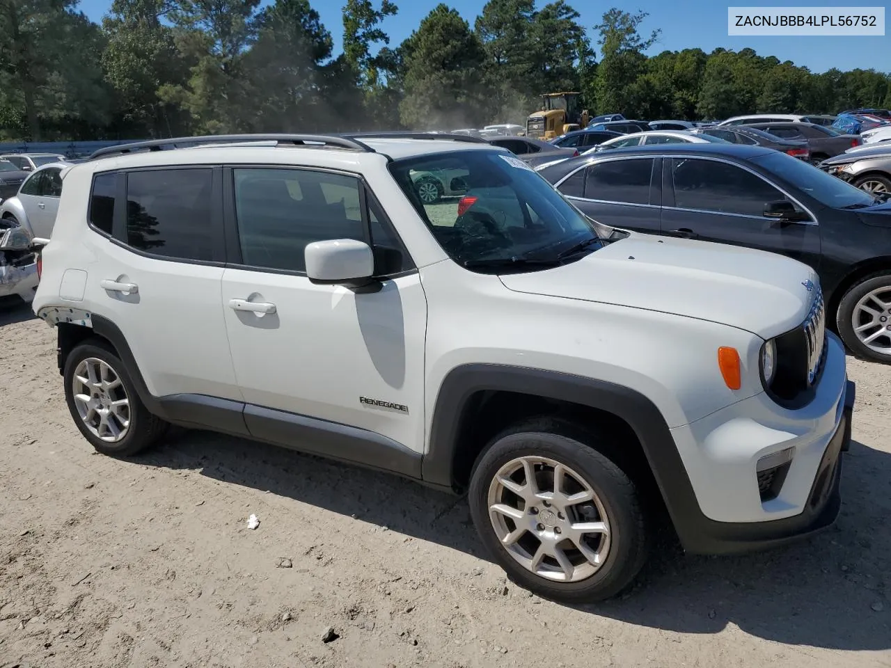 2020 Jeep Renegade Latitude VIN: ZACNJBBB4LPL56752 Lot: 70612694