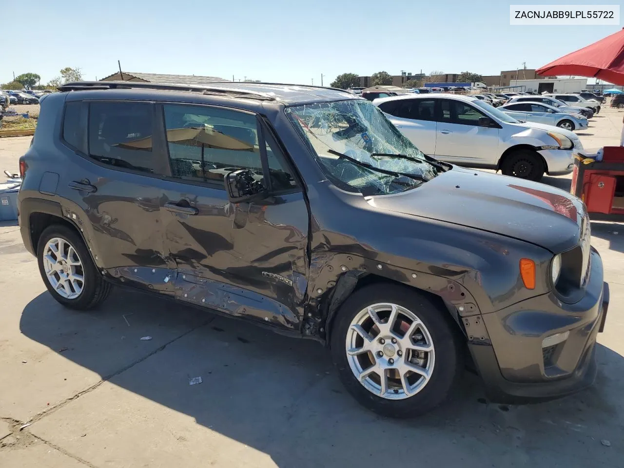 2020 Jeep Renegade Latitude VIN: ZACNJABB9LPL55722 Lot: 70728954