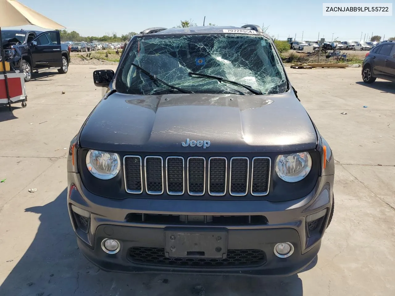 2020 Jeep Renegade Latitude VIN: ZACNJABB9LPL55722 Lot: 70728954