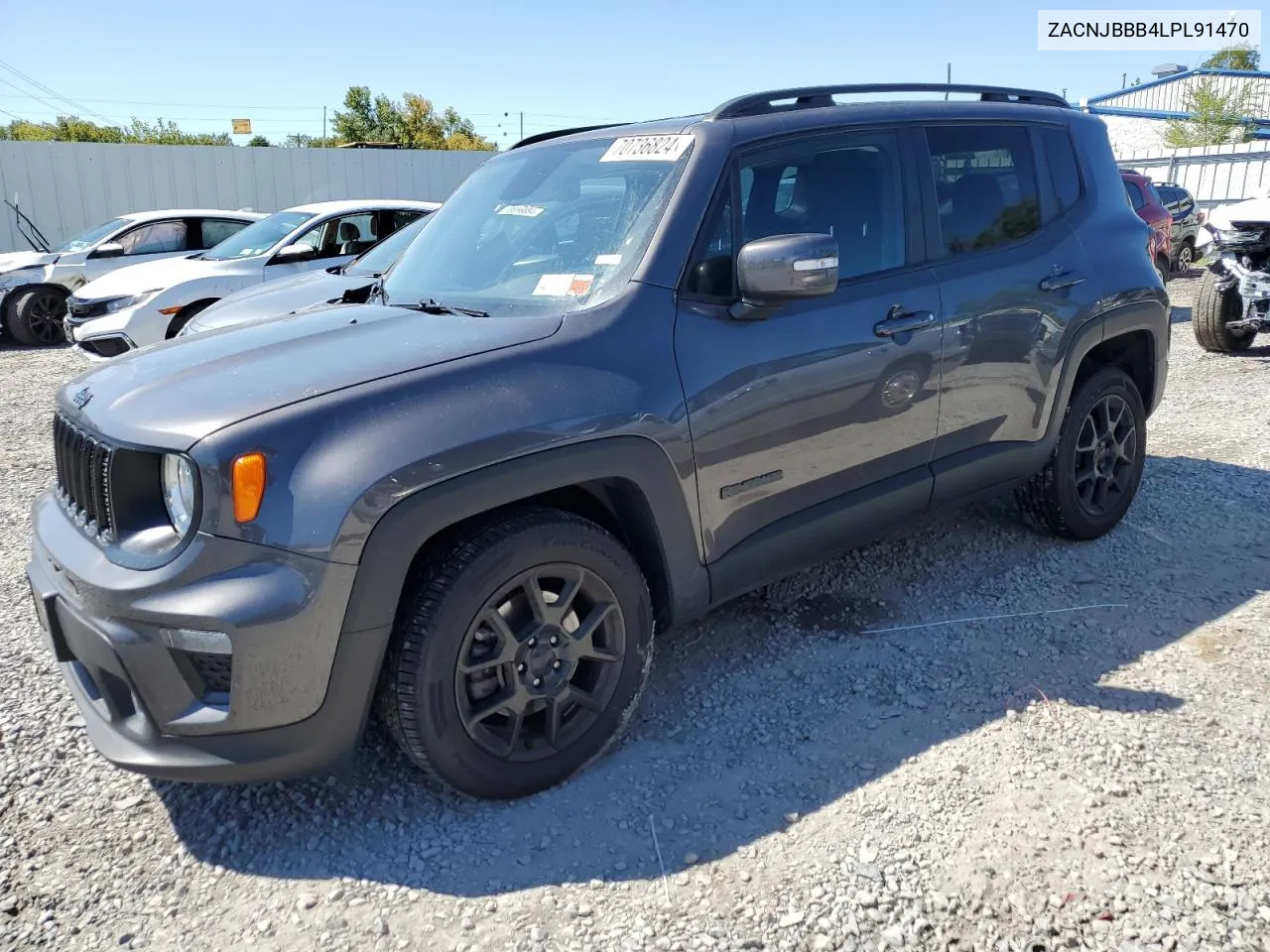 2020 Jeep Renegade Latitude VIN: ZACNJBBB4LPL91470 Lot: 70736824