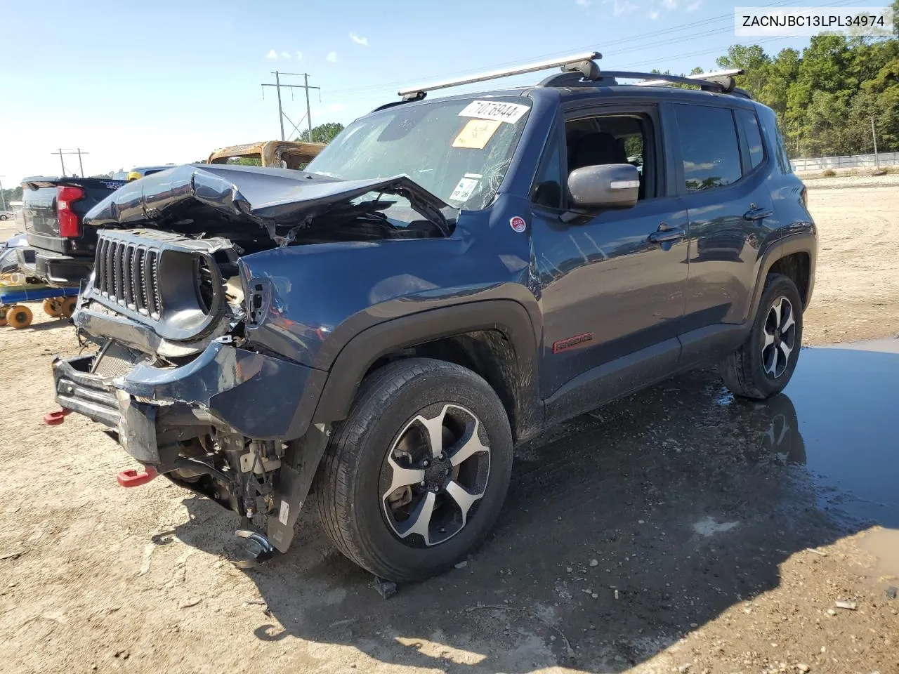 ZACNJBC13LPL34974 2020 Jeep Renegade Trailhawk