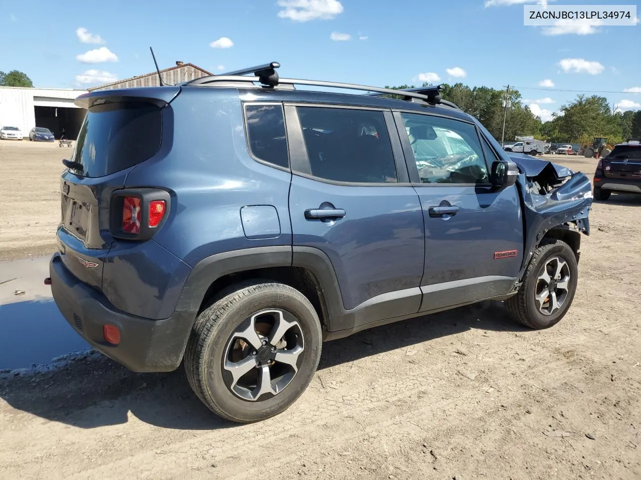 2020 Jeep Renegade Trailhawk VIN: ZACNJBC13LPL34974 Lot: 71076944