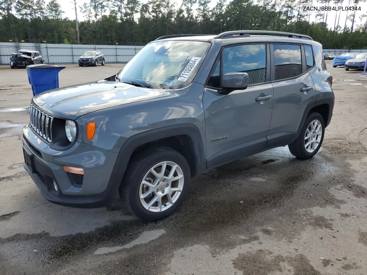 2020 Jeep Renegade Latitude VIN: ZACNJBBB4LPL04344 Lot: 71105864