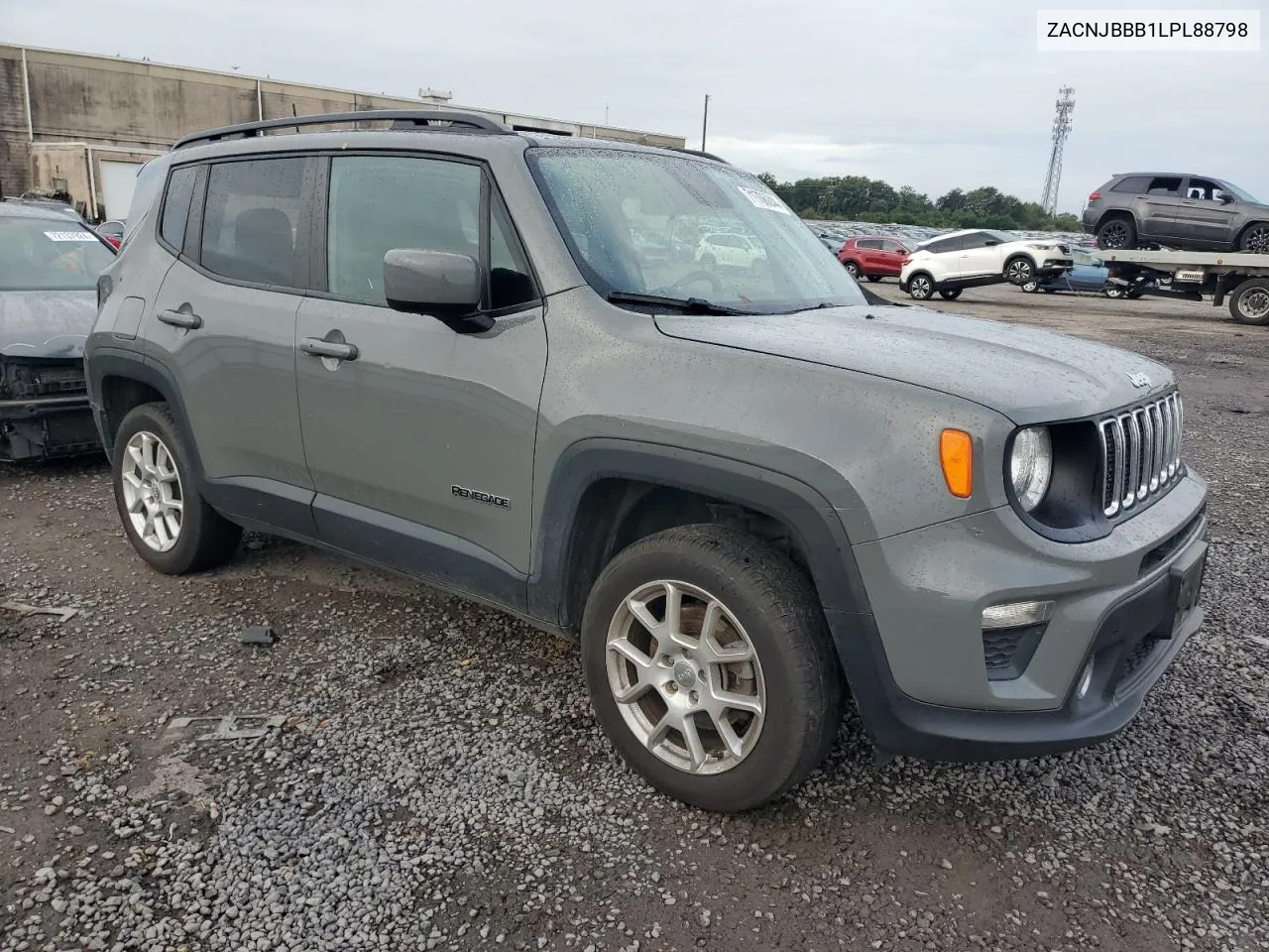 2020 Jeep Renegade Latitude VIN: ZACNJBBB1LPL88798 Lot: 71706244