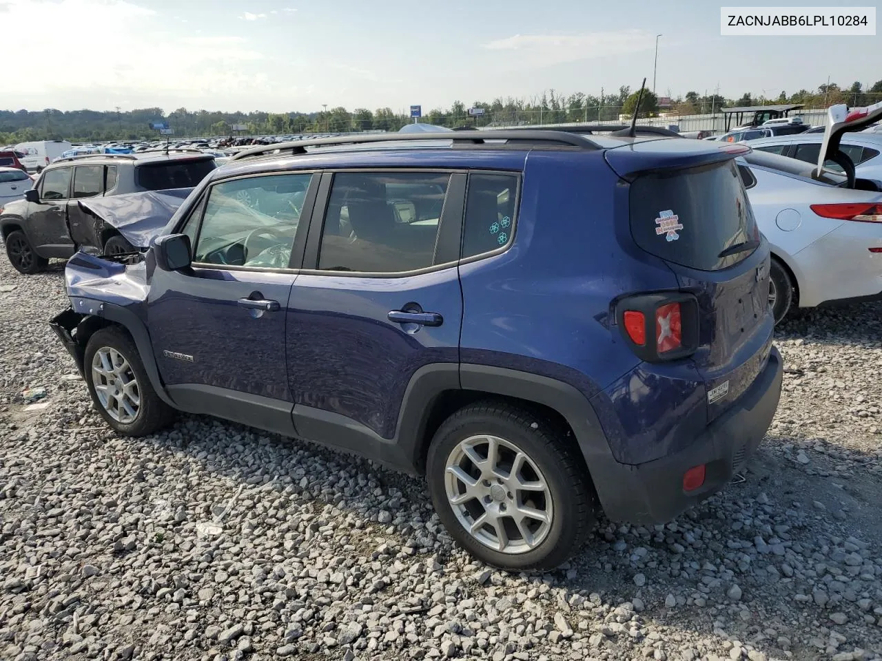 2020 Jeep Renegade Latitude VIN: ZACNJABB6LPL10284 Lot: 72210374