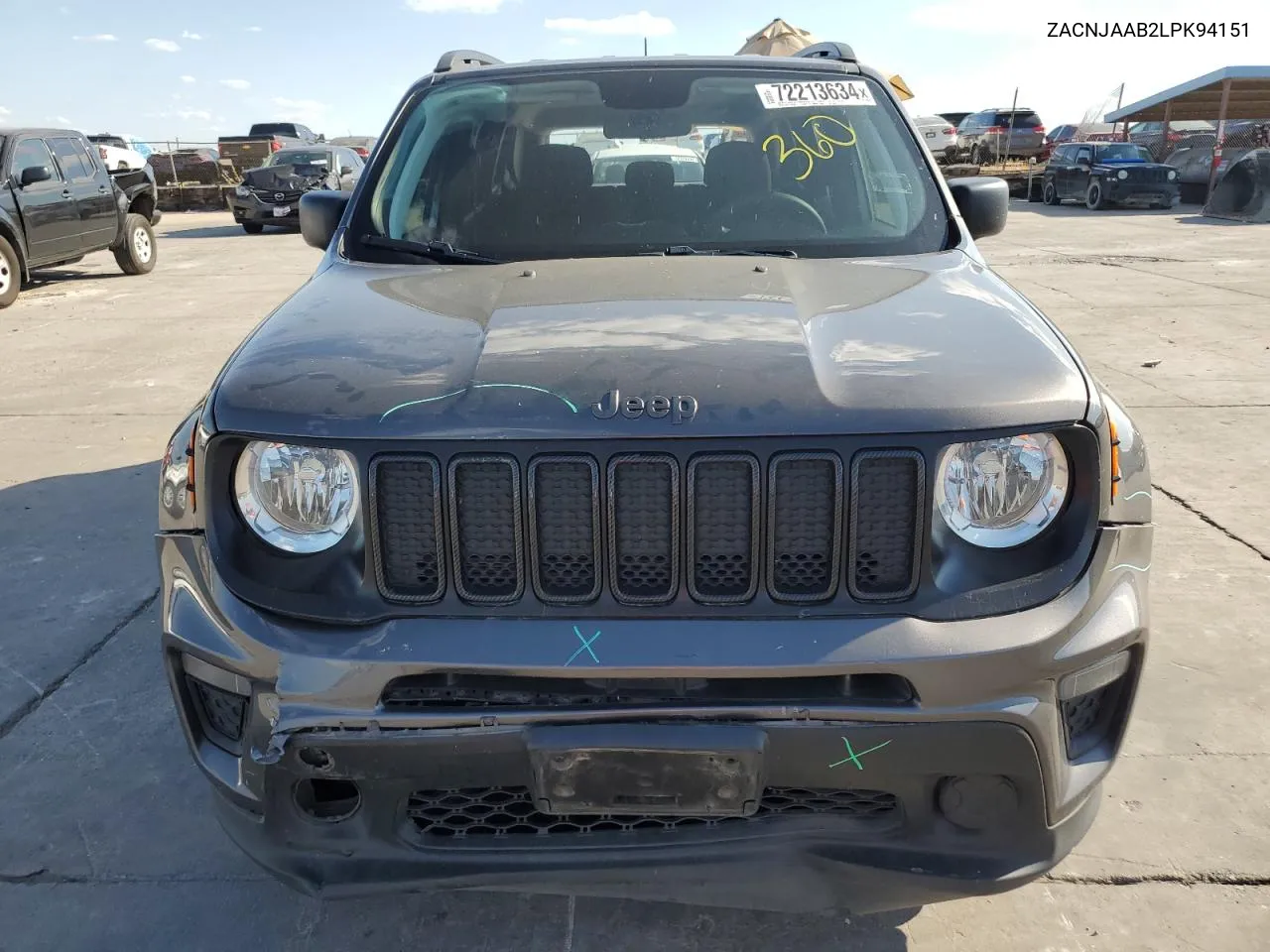 ZACNJAAB2LPK94151 2020 Jeep Renegade Sport