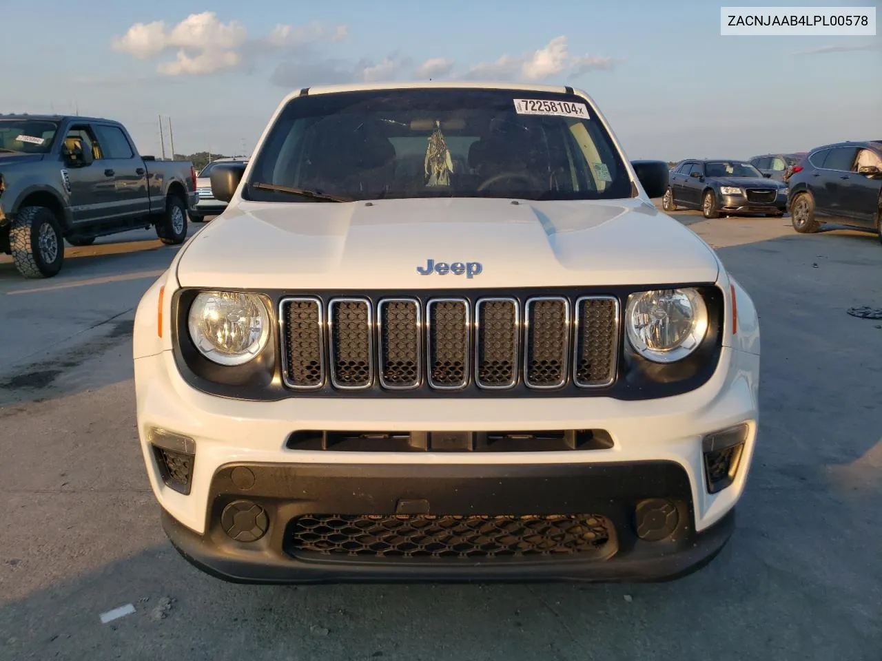 2020 Jeep Renegade Sport VIN: ZACNJAAB4LPL00578 Lot: 72258104