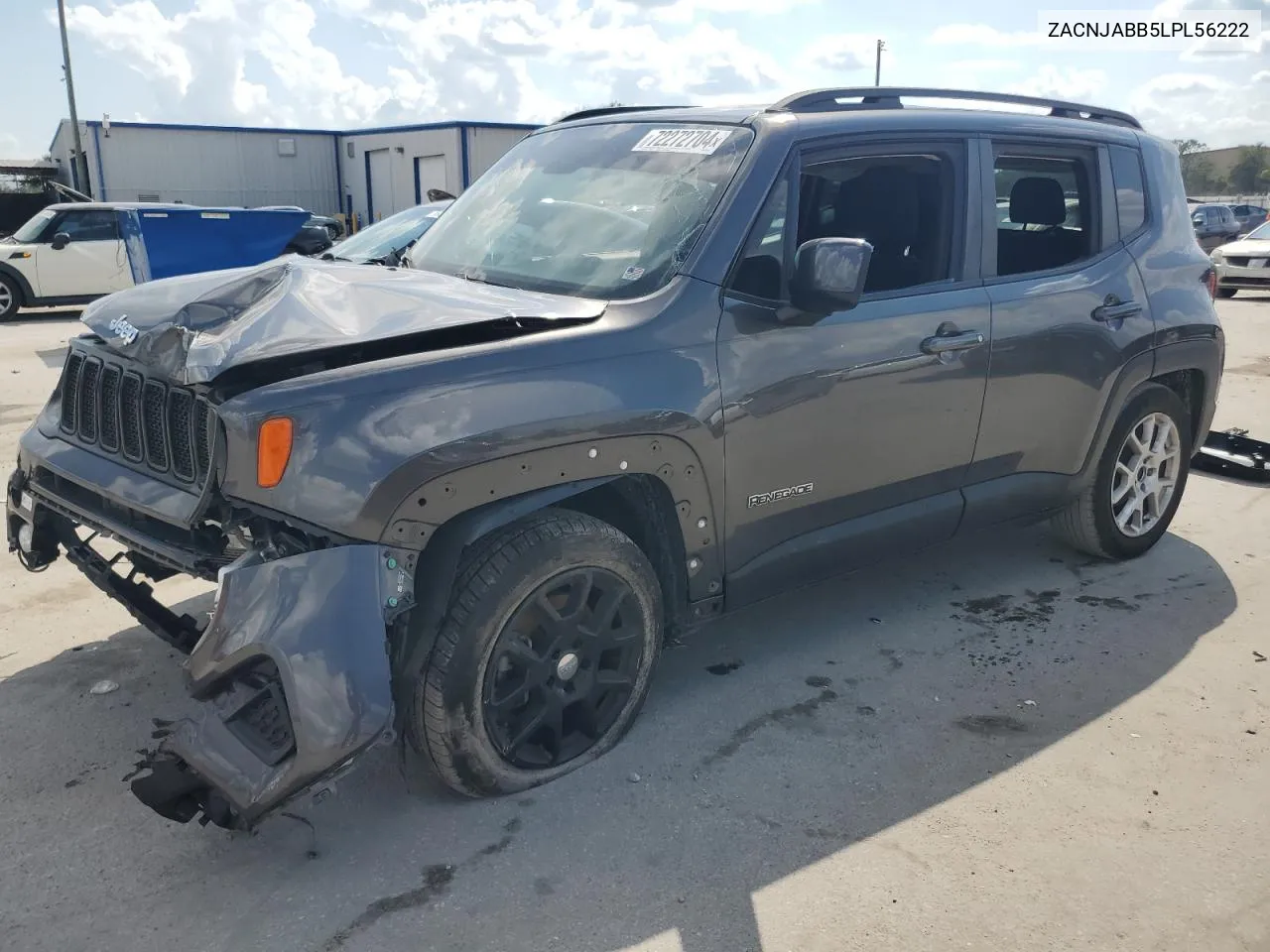 2020 Jeep Renegade Latitude VIN: ZACNJABB5LPL56222 Lot: 72272704