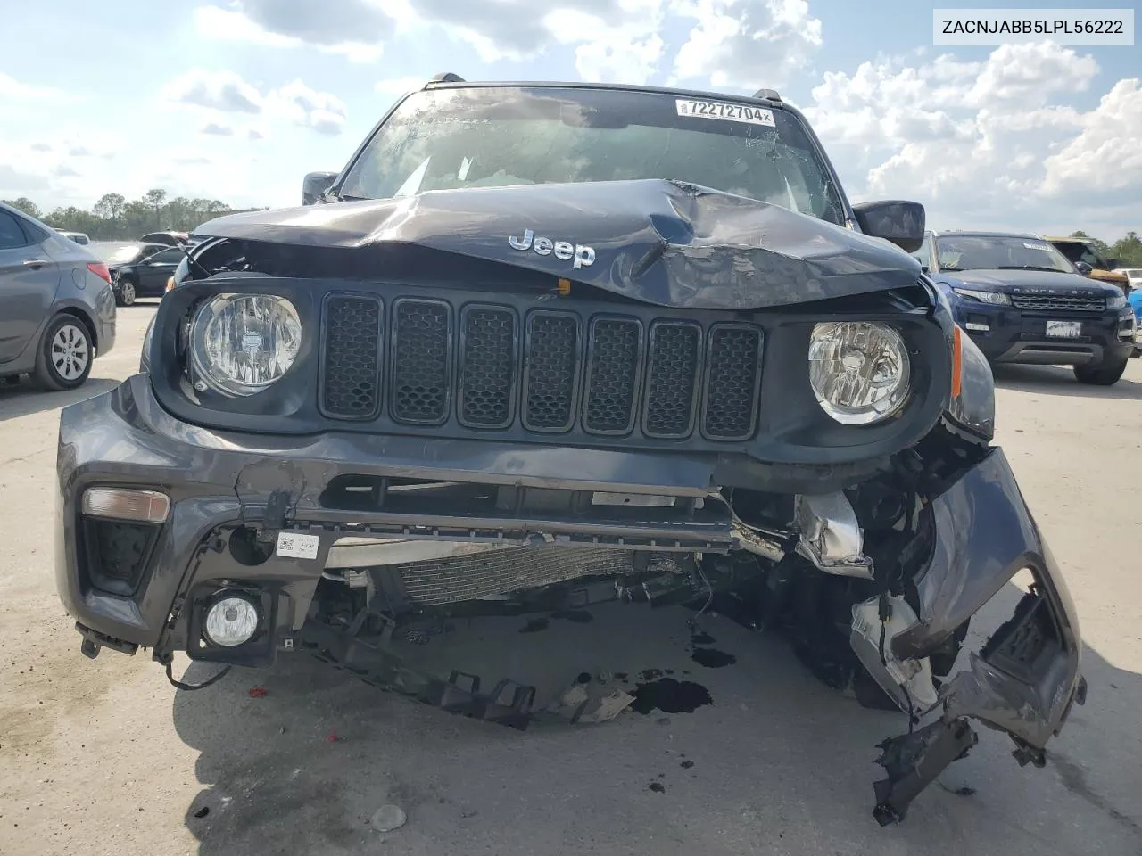 2020 Jeep Renegade Latitude VIN: ZACNJABB5LPL56222 Lot: 72272704