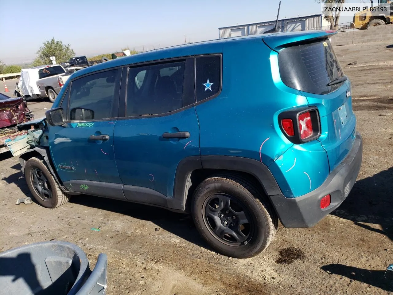 2020 Jeep Renegade Sport VIN: ZACNJAAB8LPL86493 Lot: 72620614