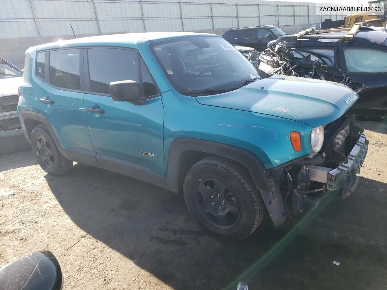 2020 Jeep Renegade Sport VIN: ZACNJAAB8LPL86493 Lot: 72620614