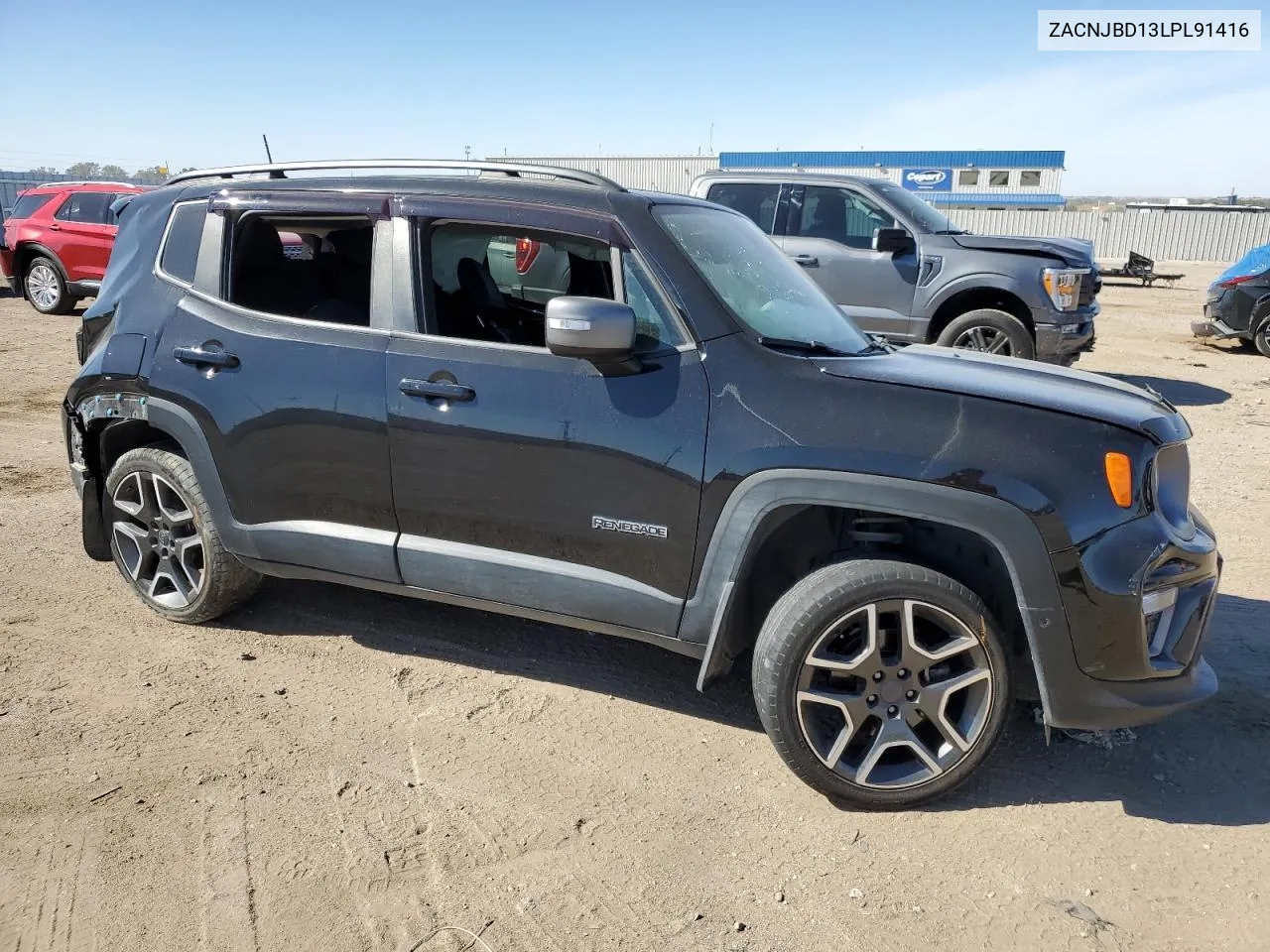 2020 Jeep Renegade Limited VIN: ZACNJBD13LPL91416 Lot: 72805544