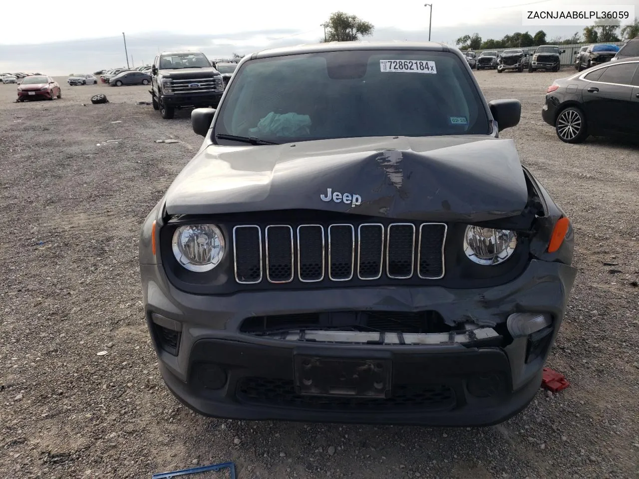 2020 Jeep Renegade Sport VIN: ZACNJAAB6LPL36059 Lot: 72862184