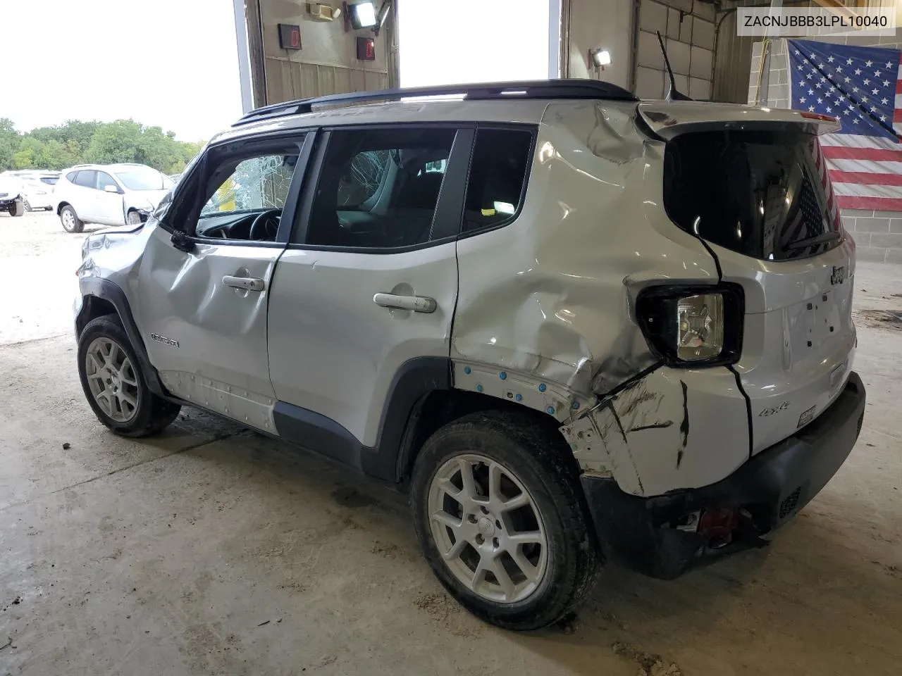 2020 Jeep Renegade Latitude VIN: ZACNJBBB3LPL10040 Lot: 72896984