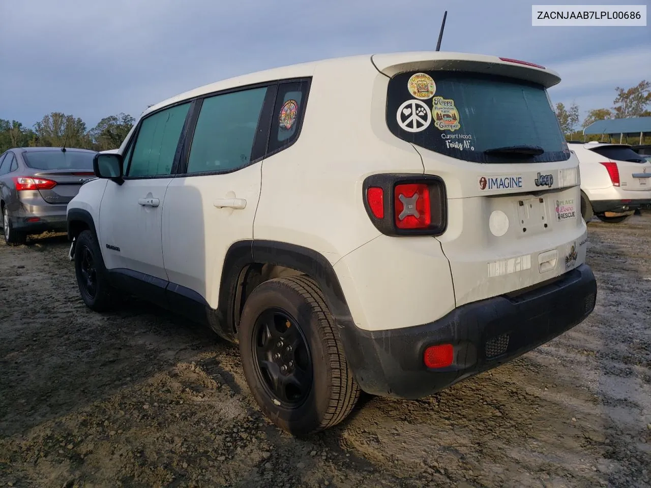 2020 Jeep Renegade Sport VIN: ZACNJAAB7LPL00686 Lot: 73235514