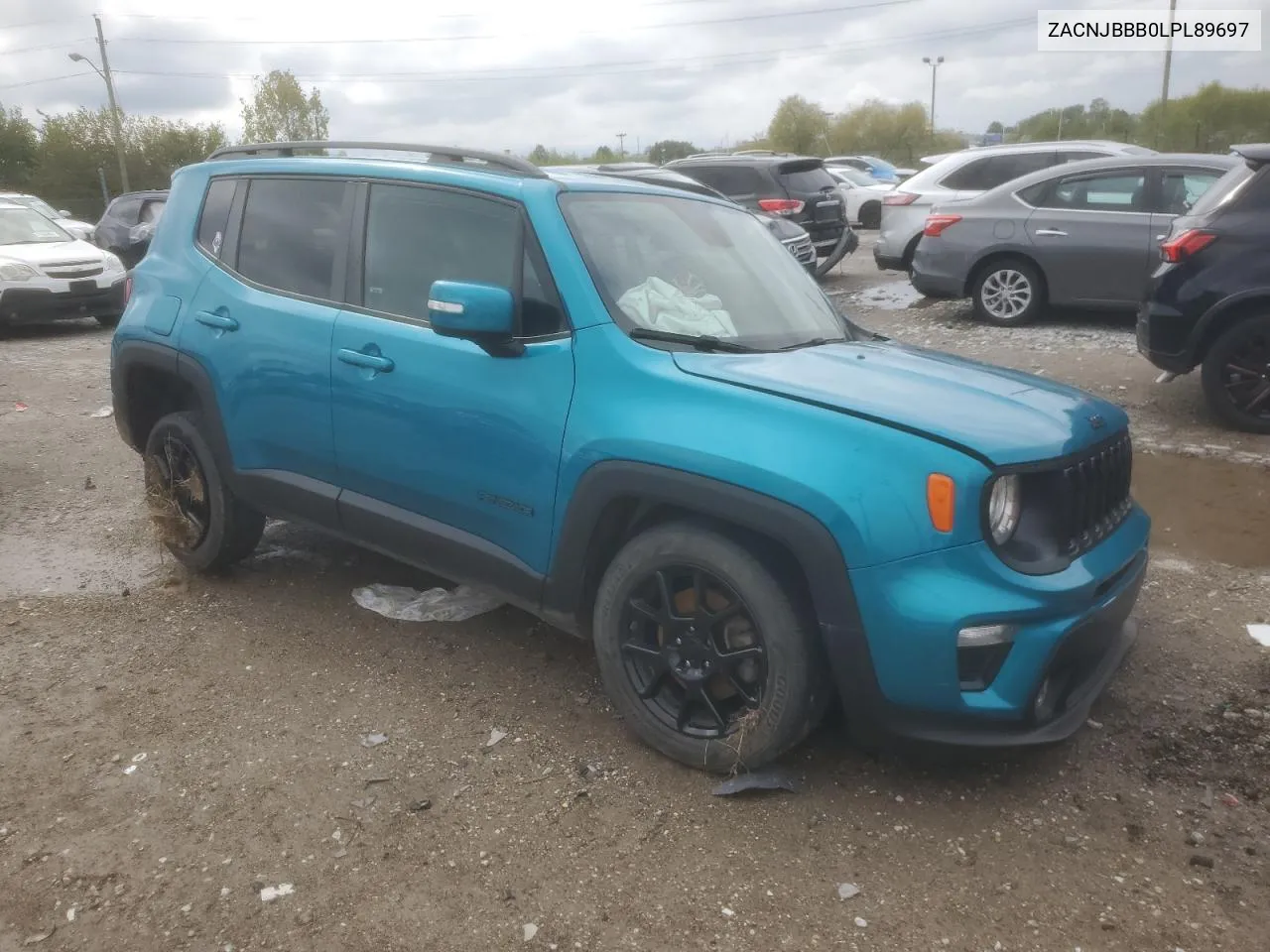 2020 Jeep Renegade Latitude VIN: ZACNJBBB0LPL89697 Lot: 73534974