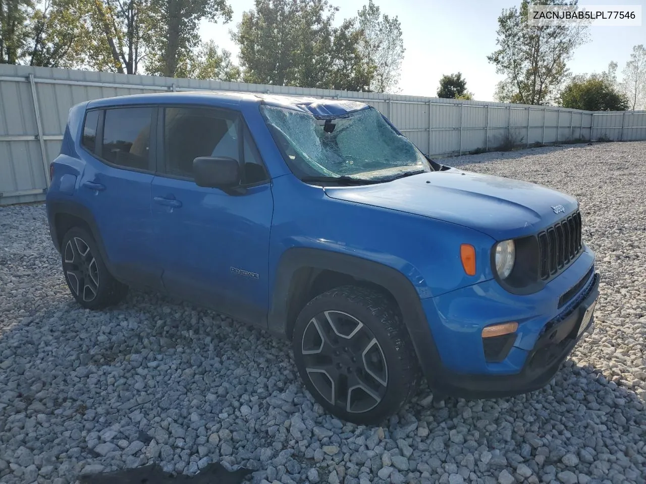 ZACNJBAB5LPL77546 2020 Jeep Renegade Sport