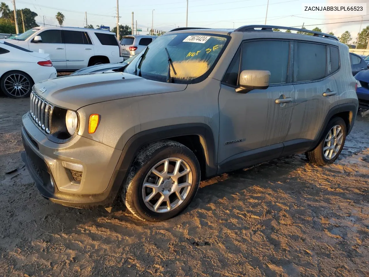 2020 Jeep Renegade Latitude VIN: ZACNJABB3LPL66523 Lot: 73674424