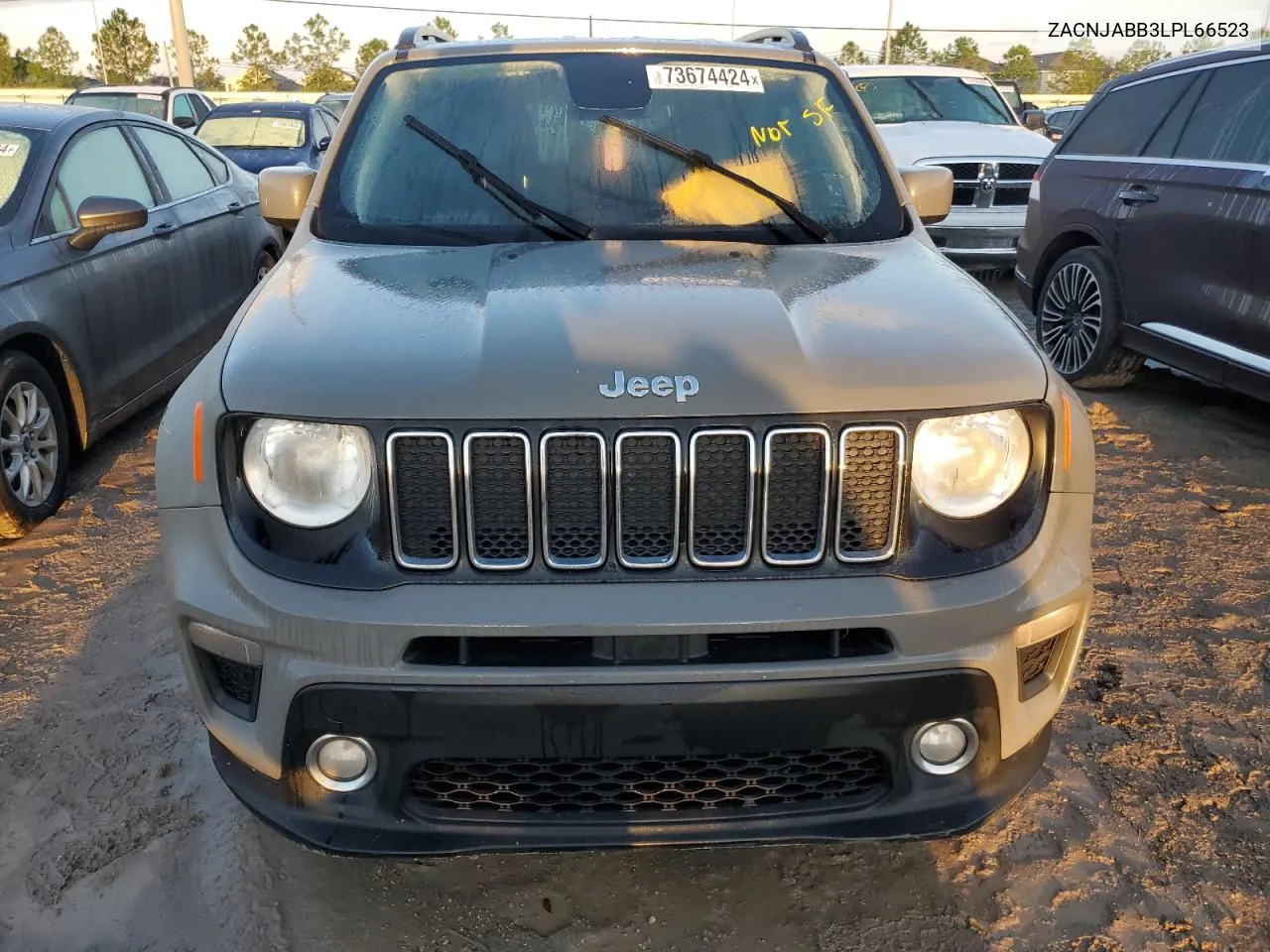 2020 Jeep Renegade Latitude VIN: ZACNJABB3LPL66523 Lot: 73674424