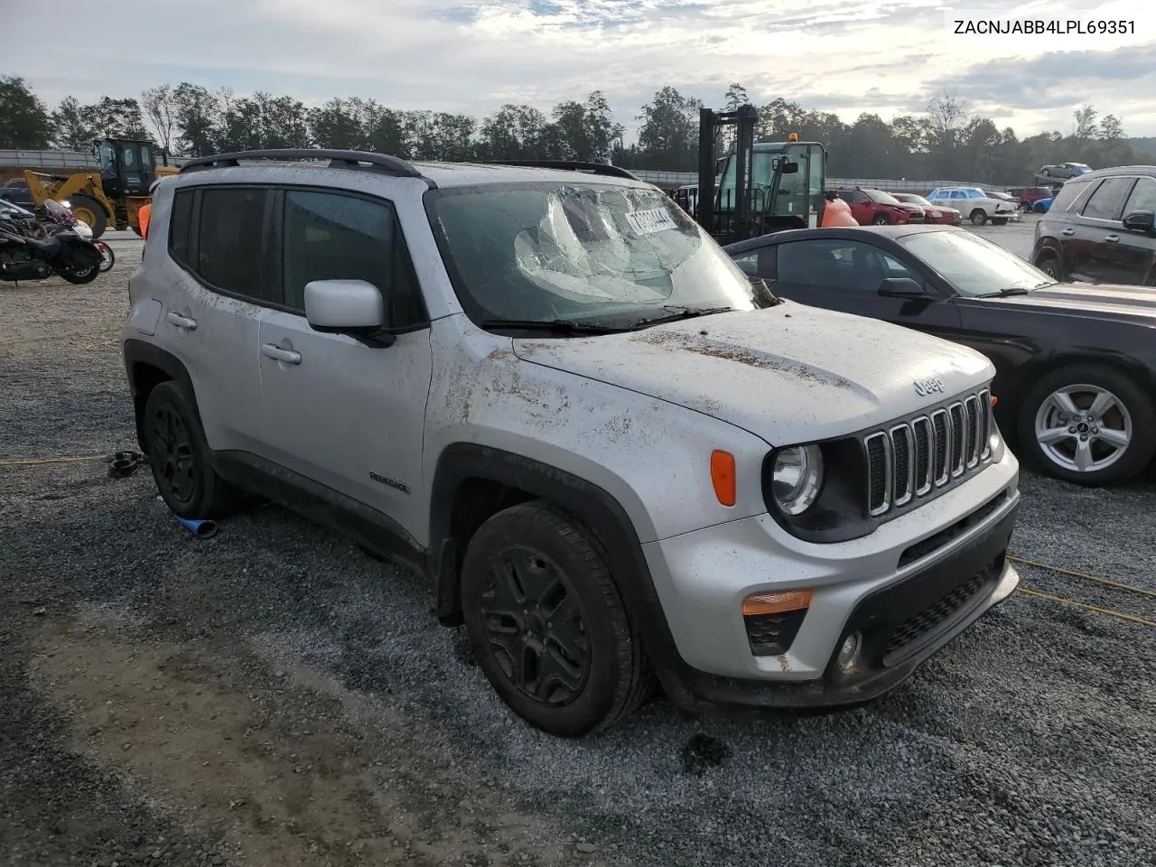 2020 Jeep Renegade Latitude VIN: ZACNJABB4LPL69351 Lot: 73833444