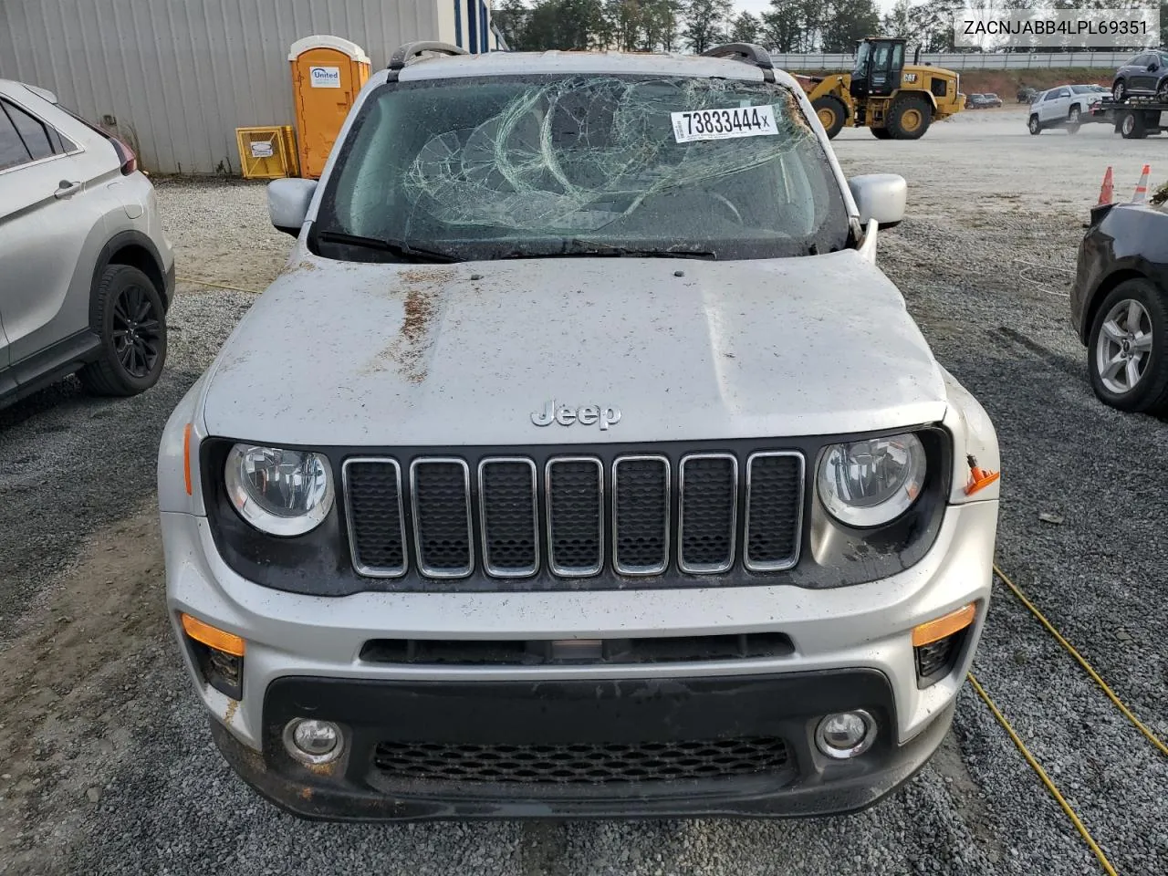 2020 Jeep Renegade Latitude VIN: ZACNJABB4LPL69351 Lot: 73833444