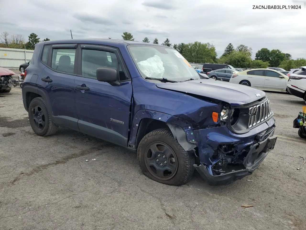 2020 Jeep Renegade Sport VIN: ZACNJBAB3LPL19824 Lot: 73869634