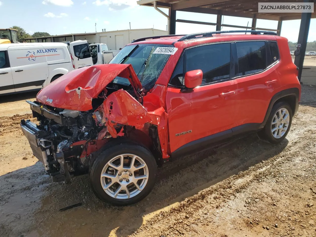 2020 Jeep Renegade Latitude VIN: ZACNJABB0LPL27873 Lot: 73928094