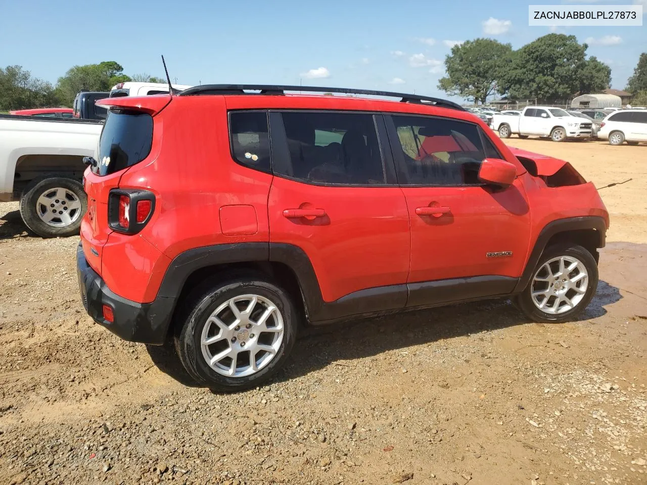 2020 Jeep Renegade Latitude VIN: ZACNJABB0LPL27873 Lot: 73928094