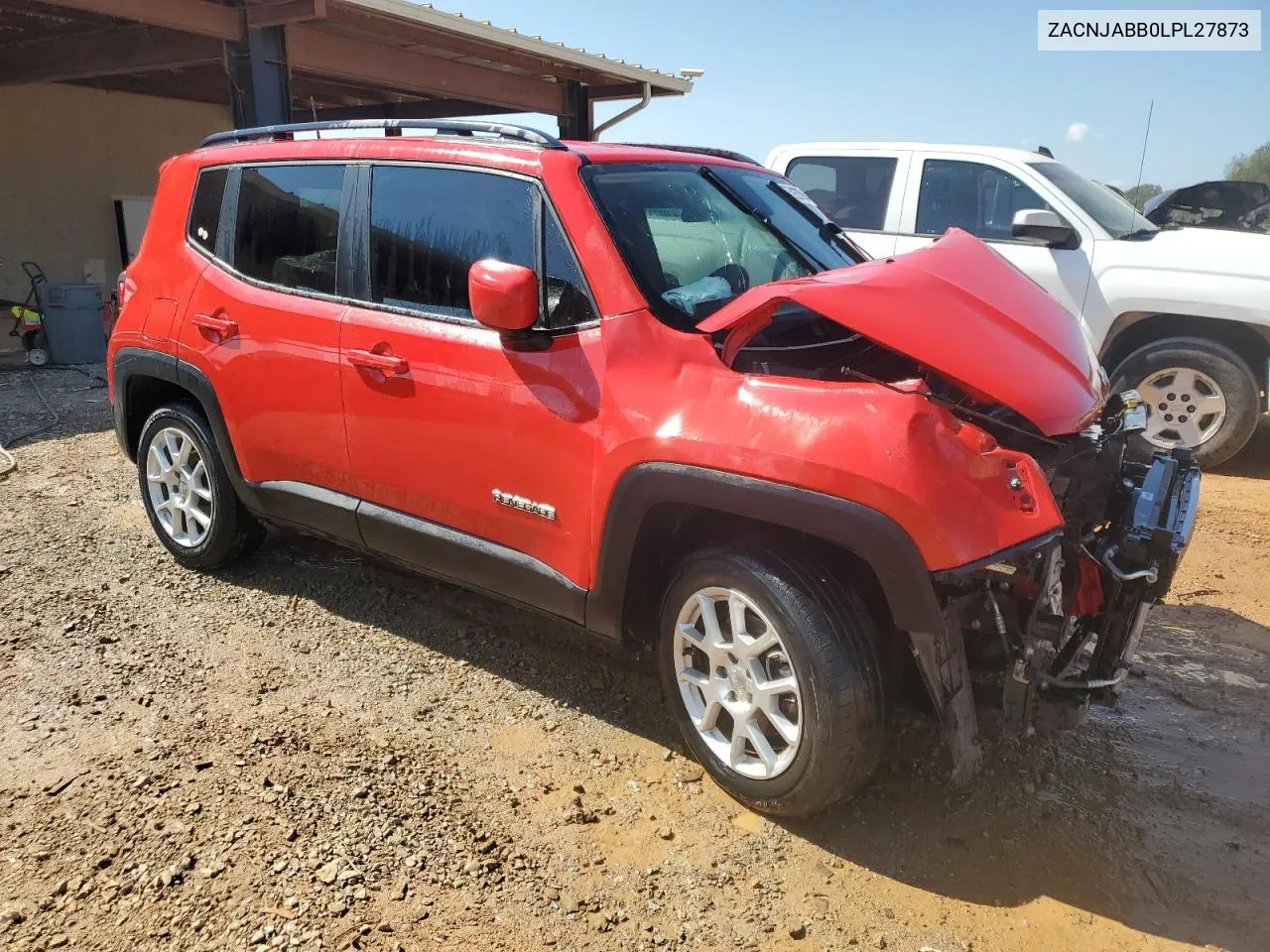 2020 Jeep Renegade Latitude VIN: ZACNJABB0LPL27873 Lot: 73928094