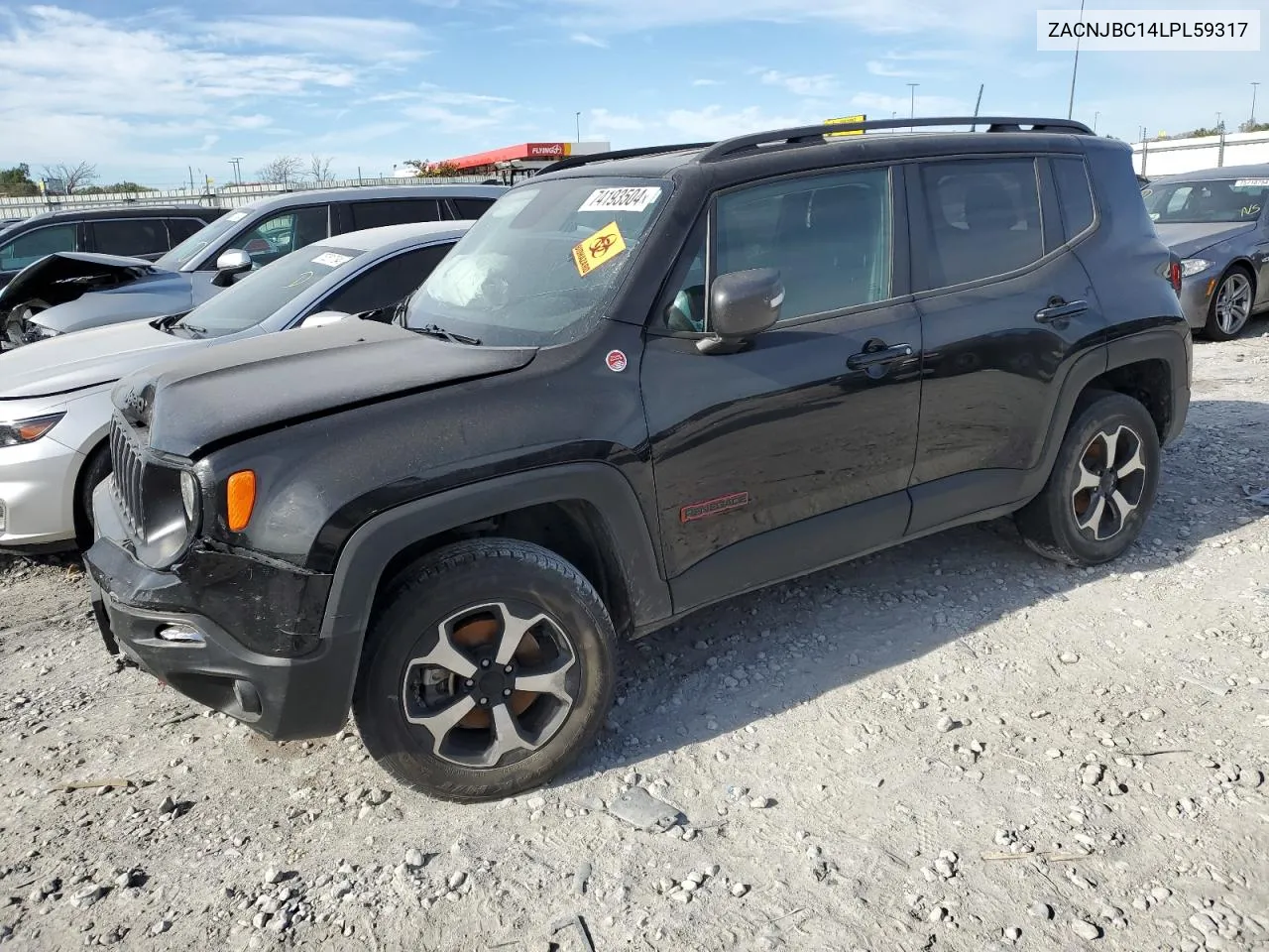 ZACNJBC14LPL59317 2020 Jeep Renegade Trailhawk