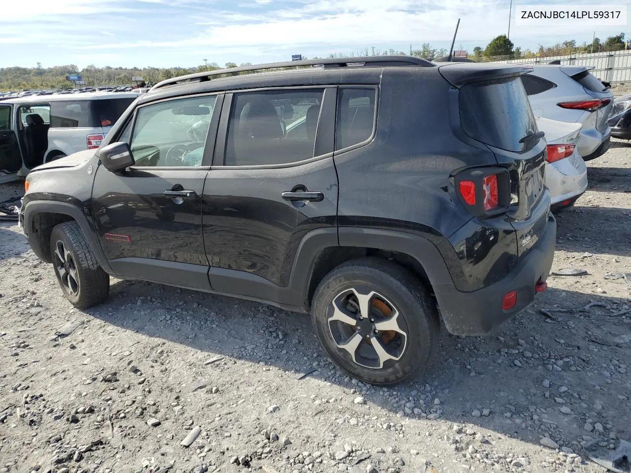 2020 Jeep Renegade Trailhawk VIN: ZACNJBC14LPL59317 Lot: 74193504