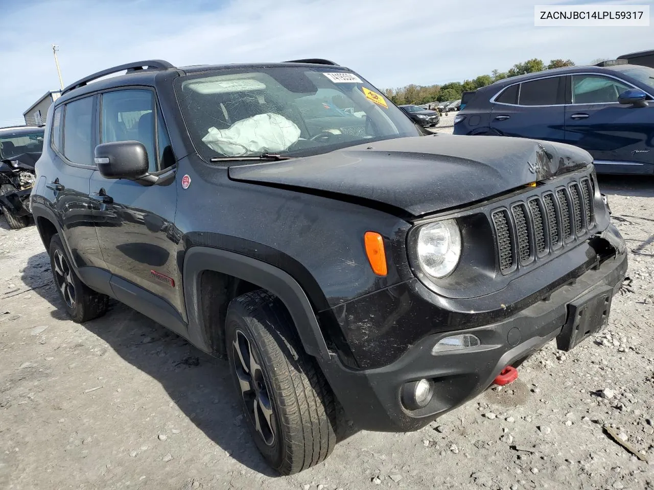 2020 Jeep Renegade Trailhawk VIN: ZACNJBC14LPL59317 Lot: 74193504