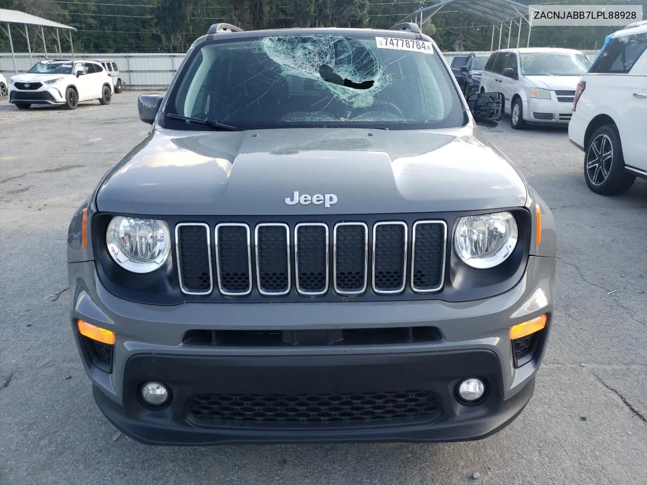 2020 Jeep Renegade Latitude VIN: ZACNJABB7LPL88928 Lot: 74778784