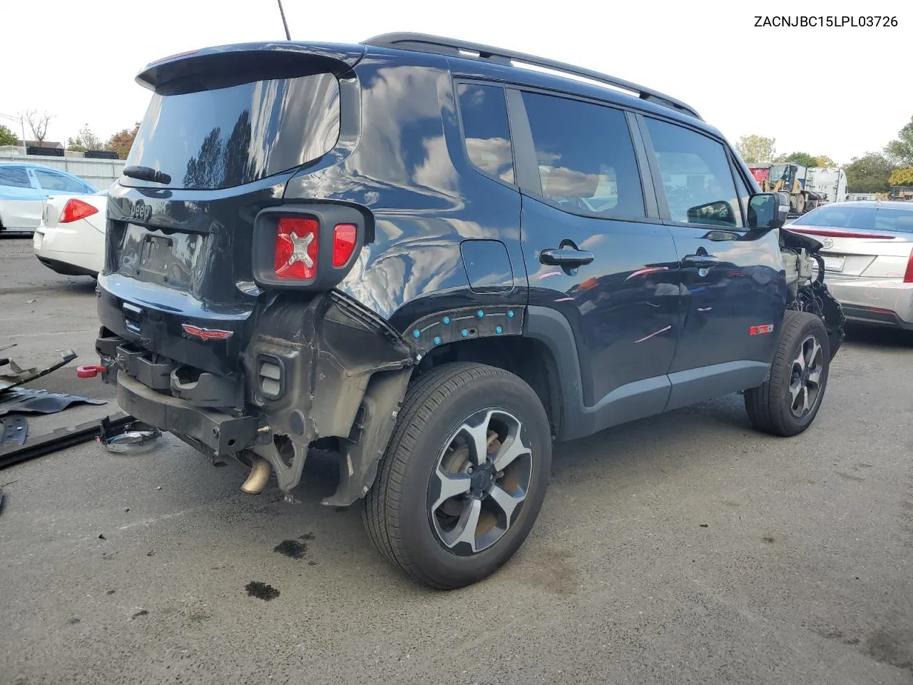 2020 Jeep Renegade Trailhawk VIN: ZACNJBC15LPL03726 Lot: 74800664