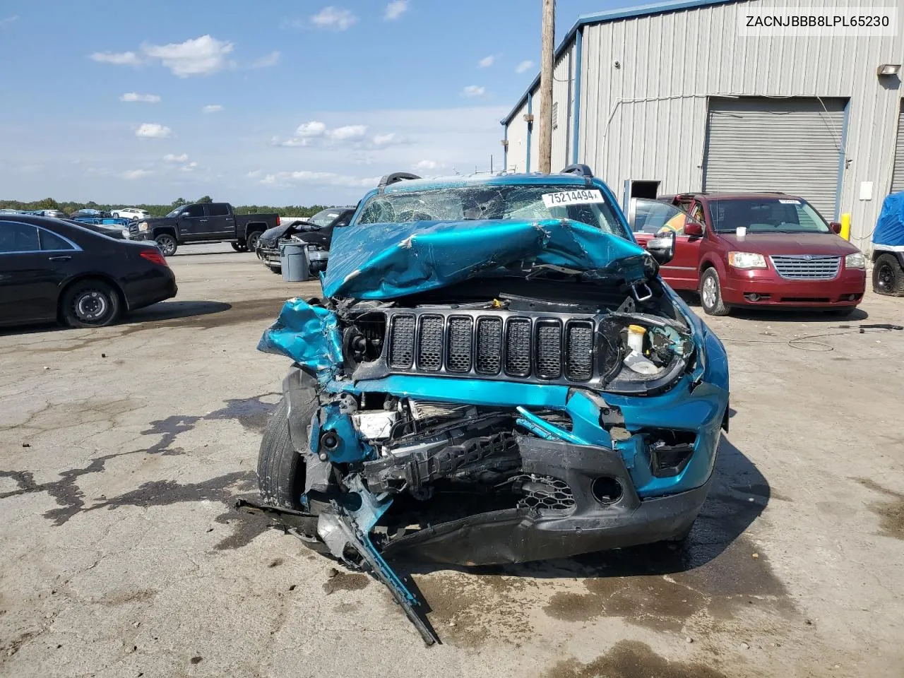 2020 Jeep Renegade Latitude VIN: ZACNJBBB8LPL65230 Lot: 75214494