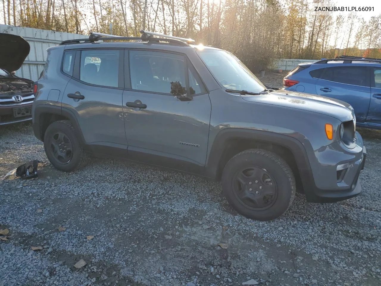 2020 Jeep Renegade Sport VIN: ZACNJBAB1LPL66091 Lot: 75217044