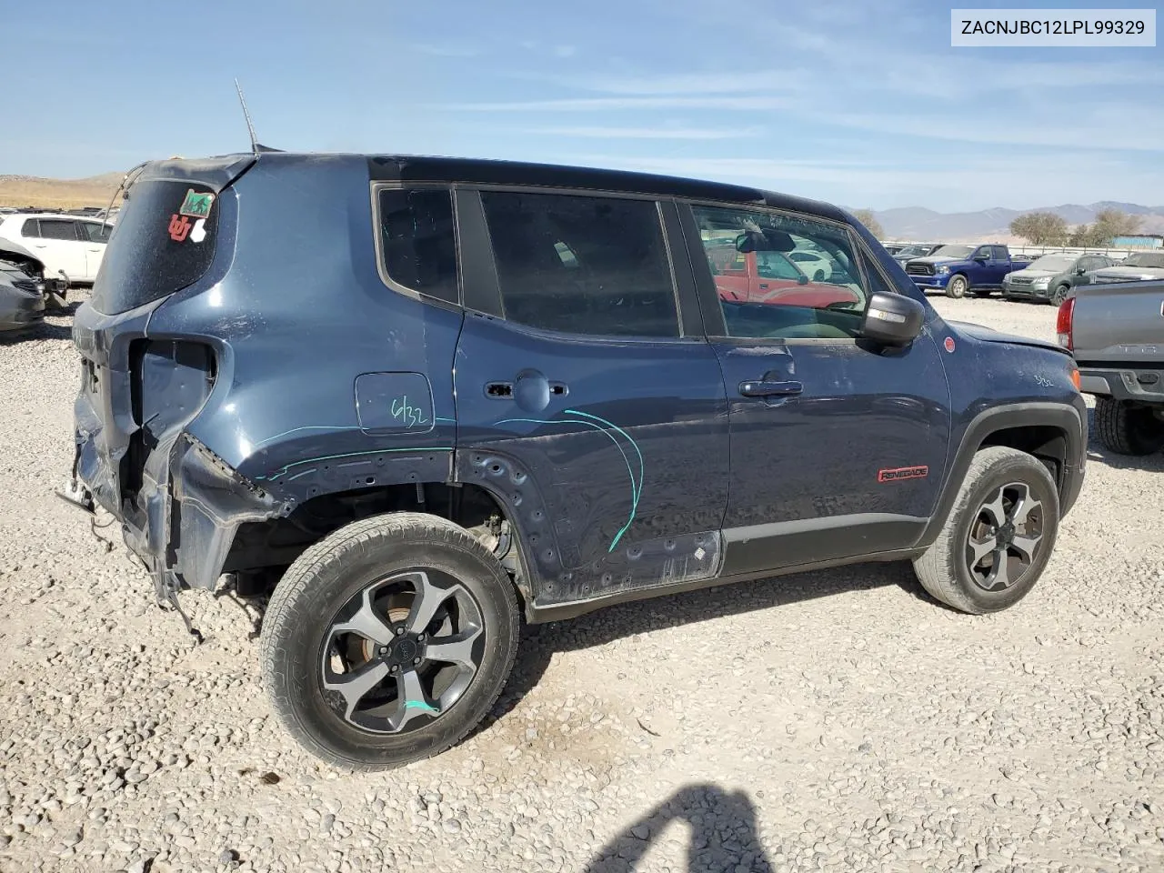 2020 Jeep Renegade Trailhawk VIN: ZACNJBC12LPL99329 Lot: 75246474