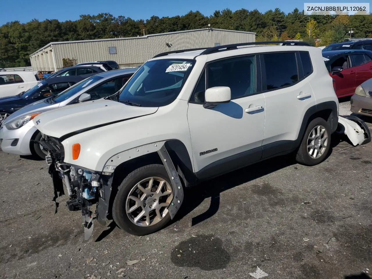 2020 Jeep Renegade Latitude VIN: ZACNJBBB1LPL12062 Lot: 75701454