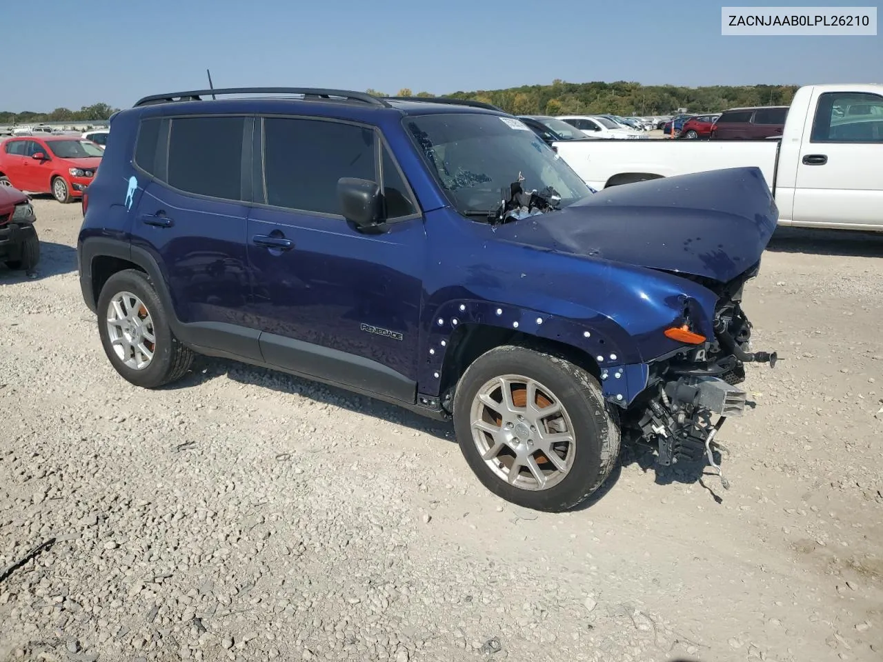 2020 Jeep Renegade Sport VIN: ZACNJAAB0LPL26210 Lot: 75739514