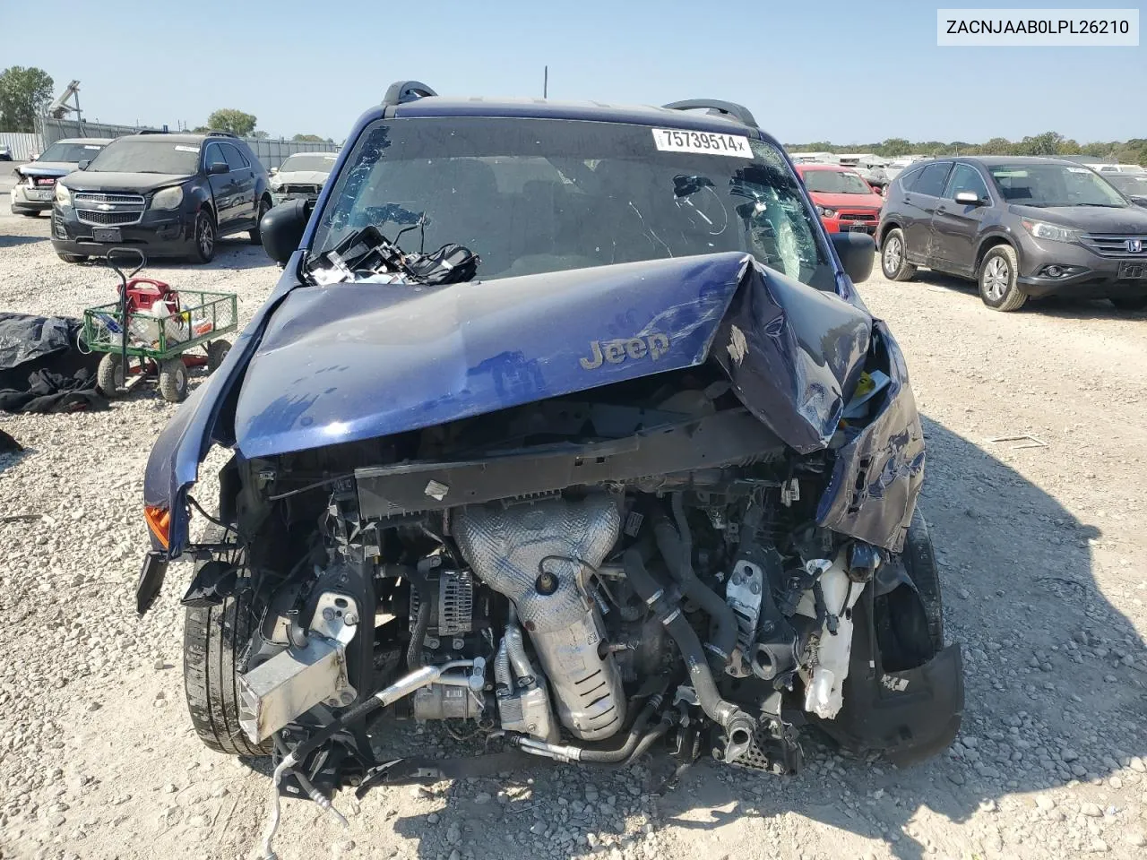 2020 Jeep Renegade Sport VIN: ZACNJAAB0LPL26210 Lot: 75739514